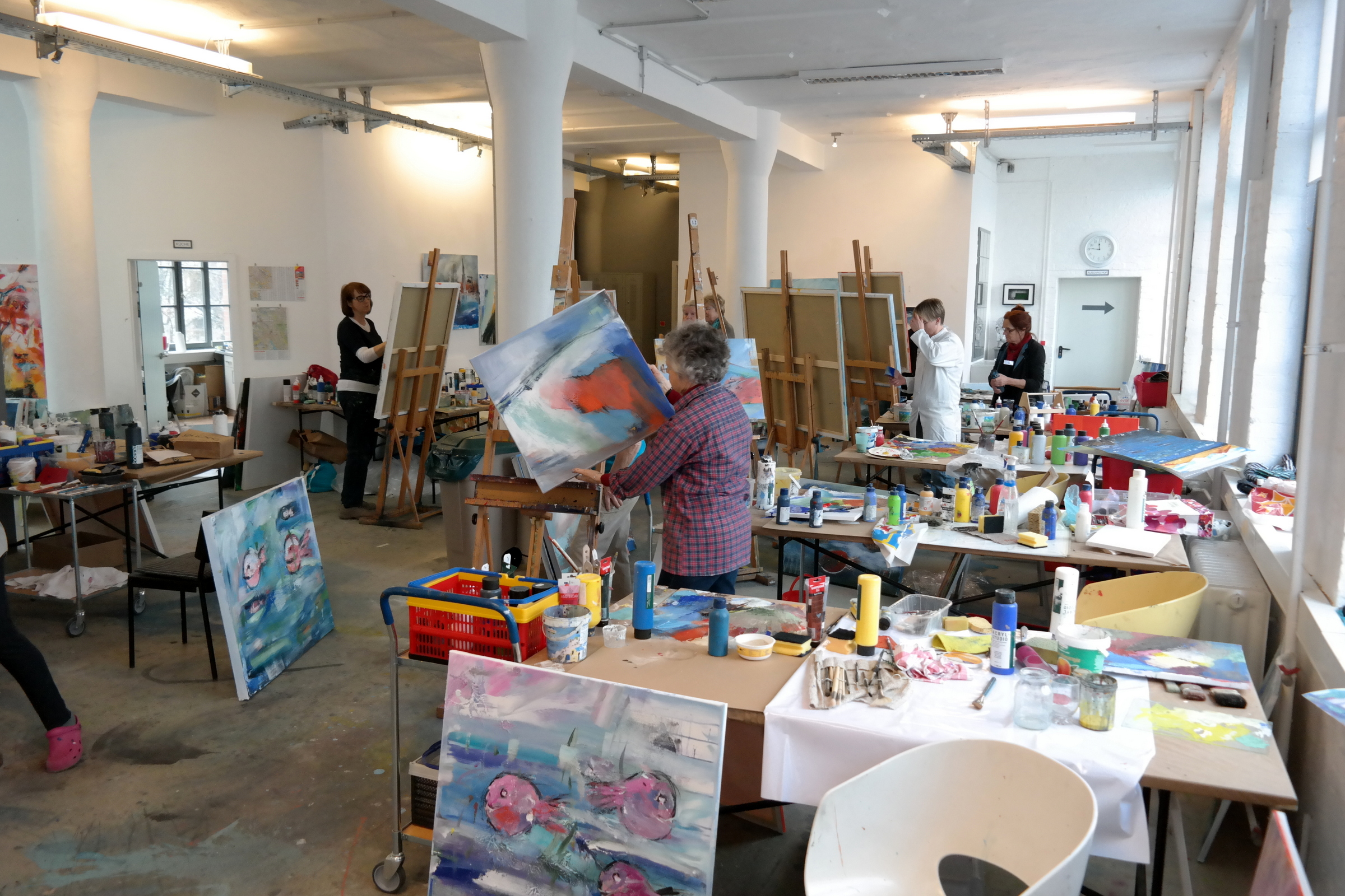 Kursimpression der Kunstfabrik Hannover