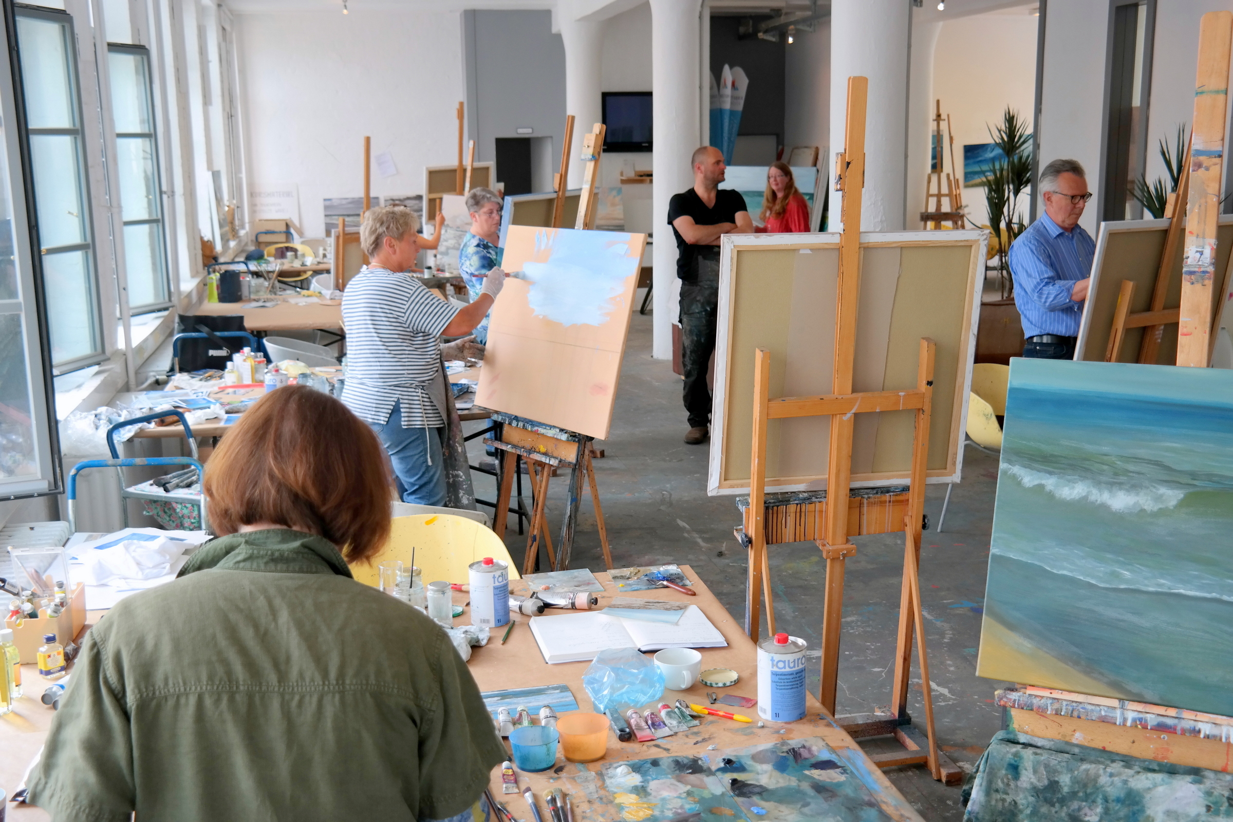 Kursimpression der Kunstfabrik Hannover