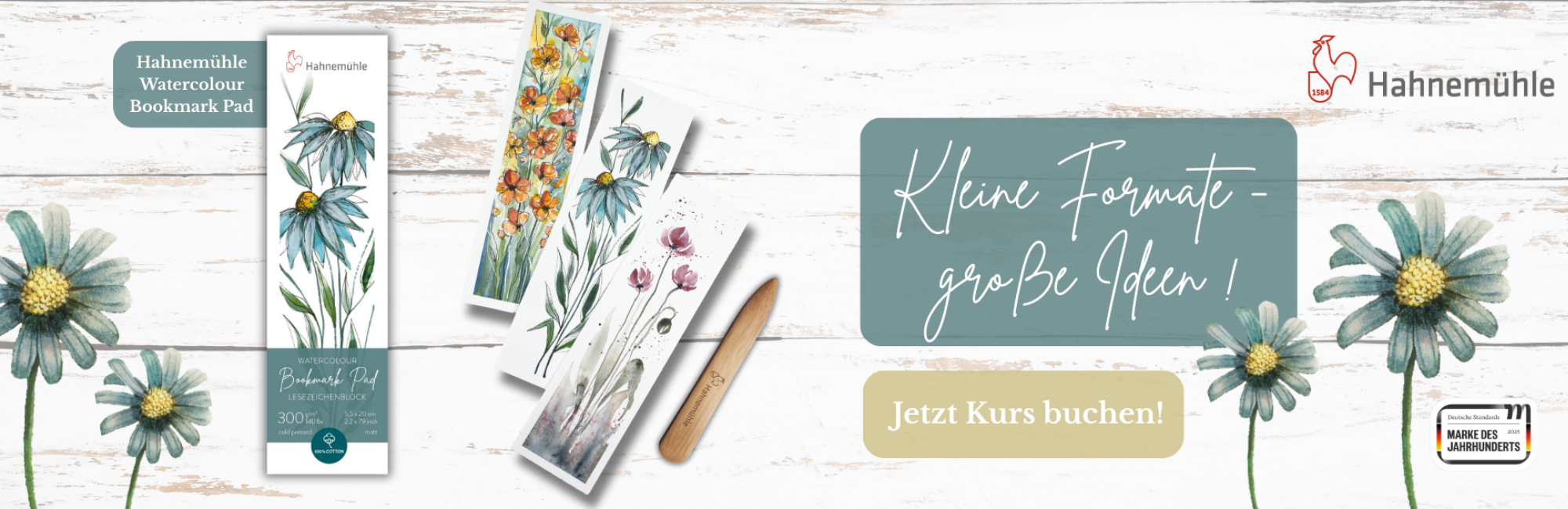 Hahnemühle Watercolor Bookmark Pad
